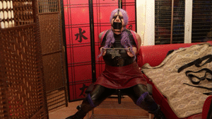 www.bondagecrossdresser.com - Armbinder and Nipplestretcher thumbnail